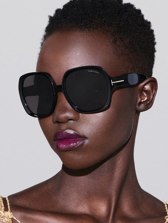 NEW TOM FORD SUNGLASSES, TOM FORD WOMEN BLACK TF1221 01A, FT1221 01A